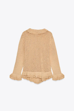 CROCHET CARDINGAN - Zara фото 8