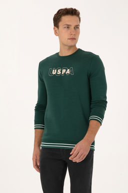 Erkek Regular Fit Bisiklet Yaka Koyu Ye_il Sweatshirt - U.s. polo assn фото 3