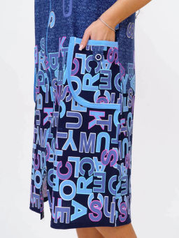 Халат женский, цвет синий