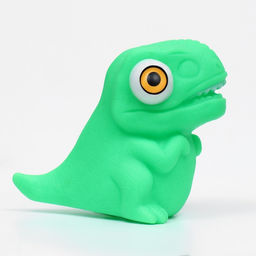 Игрушка для собак Ящер 12 см, зелёная - Пижон фото 2