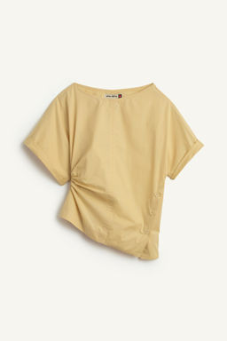 CTTN SHRT 16 / Amarillo - Zara фото 4