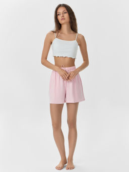 Шорты домашние женские розовые - Mark formelle фото 4