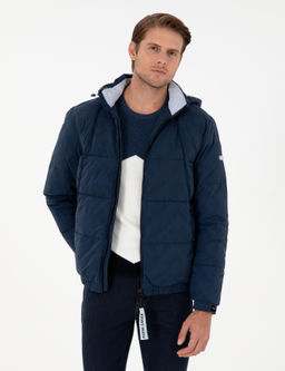 Lacivert Kap__onlu Spor Mont - Pierre cardin фото 3