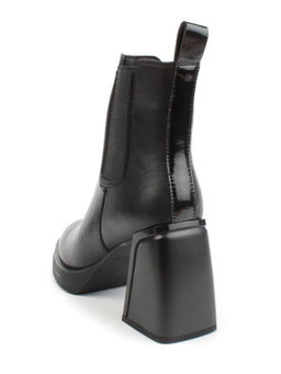 04-M3-836 BLACK Ботильоны зимние женские (натуральная кожа, натуральный мех) - Фабричный китай фото 4