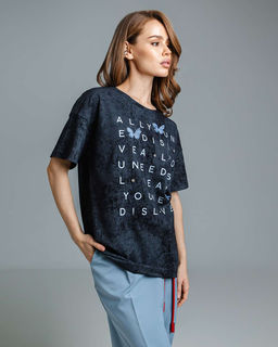 Футболка варёнка с принтом - Sahar art lab фото 8