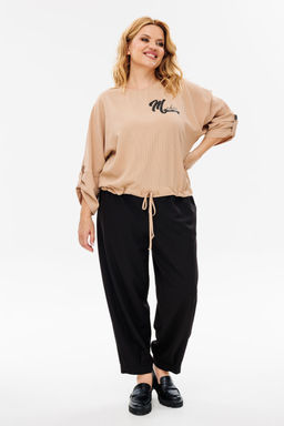 Костюм Michel Chic 1342/1 бежевый, черный
