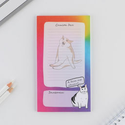 Планинг с отрывными листами Кот 100х180 мм, 50 листов - Artfox фото 2