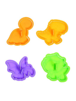 Набор для игры с мягким пластилином Диномир, 6 баночек с массой для лепки, 5 форм - Эврики фото 11