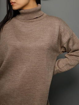 Водолазка удлиненная w-02-037 с шерстью 20% - Esenia фото 3