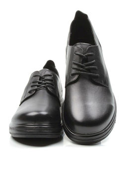 03-5066 BLACK Полуботинки женские (натуральная кожа) - Фабричный китай фото 14