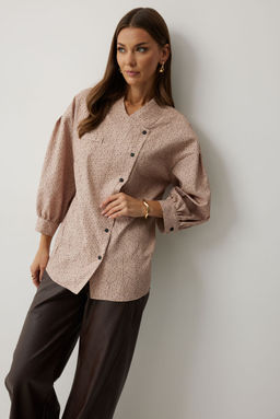 Блуза LYUSHe 4217 бежевый фото 4