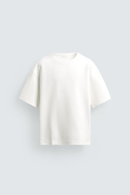 SUDADERAI NTERLOCK RELAXED FIT / Blanco - Zara фото 6