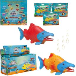 Фигурка ABtoys Юный натуралист Рыбка волшебная, меняет цвет в воде, дисплей  фото 3