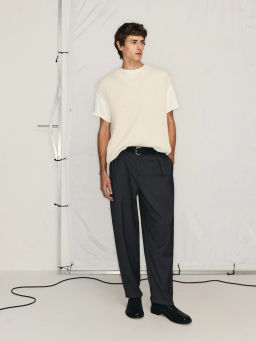 Брюки relax fit с защипами / Zarina  фото 7