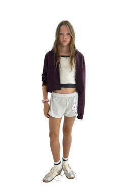 CHAQUETA CAPUCHA GYM / Berenjena - Zara фото 8