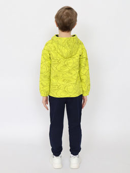 CRB wear/CSKB 90231-36-391 Костюм для мальчика (толстовка, брюки),лайм-темно-синий/Ex.Cherubino  фото 4