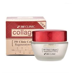 3W Clinic Collagen Regeneration Cream - Крем для лица с коллагеном Восстанавливающий, 60мл