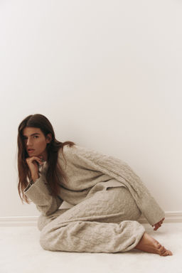 Pantal?n en punto trenzado - H&m фото 8