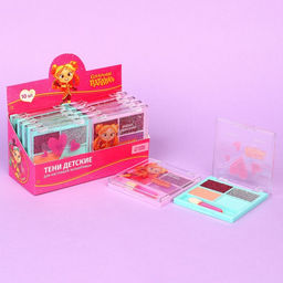 Цена за 2 шт. Тени для век детские, 4 цвета «Подружки», Сказочный патруль, МИКС