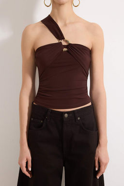 Siyah Aksesuar Detayl? Party Bluz TPRSS26BZ00022 - Trendyolmilla фото 9