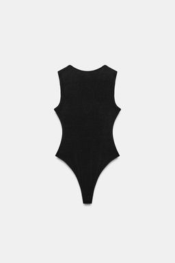 FITTED V-NECK BODYSUIT - Zara фото 2