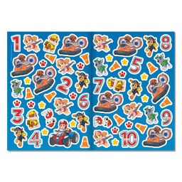 Многоразовые наклейки Изучаем цифры, А4, Щенячий патруль, МИКС - Paw Patrol фото 3