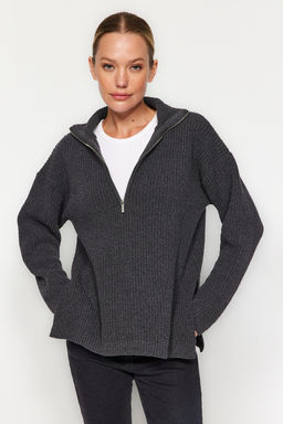 More Sustainable Antrasit Triko Kazak TWOAW24KZ01119