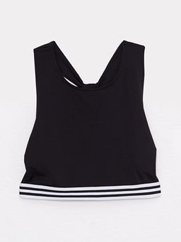 U Yaka Basic K?z ?ocuk B?stiyer ve Tayt - Waikiki фото 2