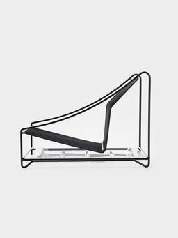 Сушилка для тарелок с поддоном 38*17,5*23,5 см, цвет черный