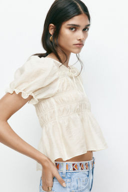 Blusa fruncida - H&m фото 4