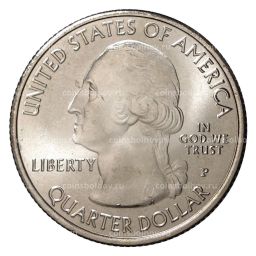 Монета 25 центов 2011 года P №9 Национальный парк Виксбург