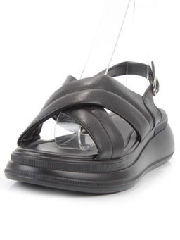 08-PEE37-2 BLACK Босоножки женские (натуральная кожа) - Фабричный китай фото 5