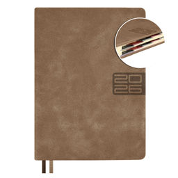 Ежедневник датированный 2026 ESCALADA, #ДУМАЙ КАК МИЛЛИАРДЕР, А6+, 176 л., арт. 70294/ 20 ТИВОЛИ ГЛОСС БЕЖЕВЫЙ