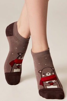 Женские укороченные махровые носки Брестские  фото 2