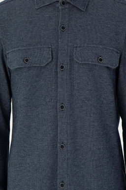 Мужская темно-синяя трикотажная рубашка Неожиданная скидка в корзине - U.s. polo assn фото 6