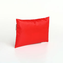 Цена за 3 шт. Косметичка-аптечка на молнии, маленькая, плоская, с рисунком, красная