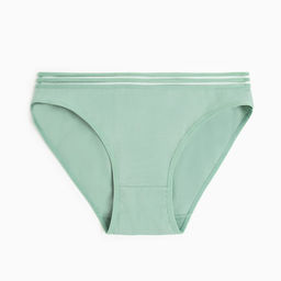 Трусы женские слипы, цвет зеленый, р-р 44-46