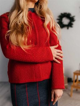 Жакет полушерсть, трикотаж жаккард, ВОЛТРИ  фото 4