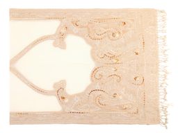 Палантин с вышивкой (шерсть 100%) № Тк903/79 - Ганг фото 2