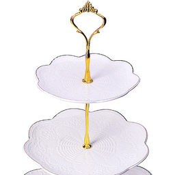 60005 Конфетница 3ярус 15-19,5-25см фарфор LR (х8) - Mayer&boch фото 2