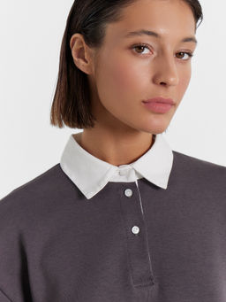 Джемпер женский в сером цвете