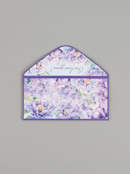 Цена за 10 шт. Конверт для денег «От всей души!», цветы, двусторонний, 16,5 x 8 см