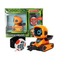 Робот р/у на батар. (R0234) свет, звук, пульт - часы, в коробке