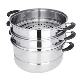 Мантоварка 28 см, нерж сталь, 3 яруса, арт. 822-107