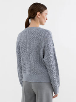 Conso/KJL 230671 - grey melange Джемпер женский  фото 4