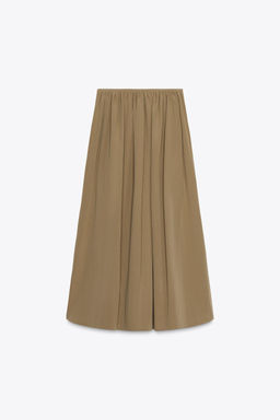 ZW COLLECTION CAPE MIDI SKIRT - Zara фото 6