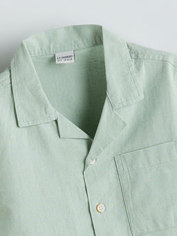 Keten Kar???ml? Erkek ?ocuk G?mlek