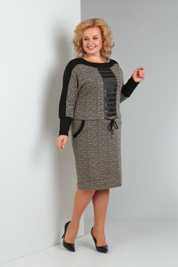 Платье AMORI 9556 бежевый