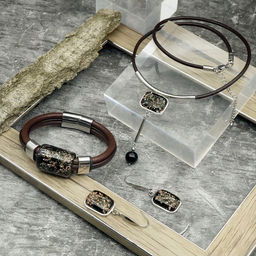 Серьги из муранского стекла STARDUST LS2559 - Vloes фото 6