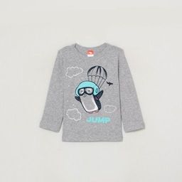 CRB wear/CWNB 62879-11-289 Джемпер для мальчика, светло-серый меланж/Ex.Cherubino  фото 3